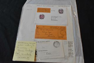 Rare Great Britain 1961 Postal History With Menai Bridge Postmark,  99p Start