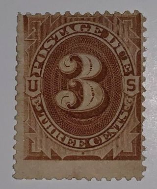 Travelstamps: 1884 - 1889 Us Stamps Scott J17 Postage Due 3 Cents,  Ng