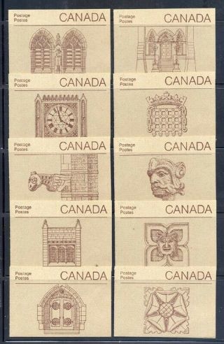 Canada Booklets 1985 Complete Mnh L P2009