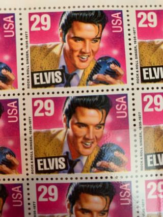 Elvis Presley.  29 Scott ? 2721 40 Stamp 7 Full Sheets 1992 2222