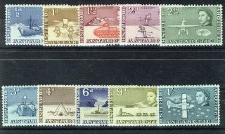 British Antarctic Territory 1963 - 69 Definitives Sg1/10 Mnh