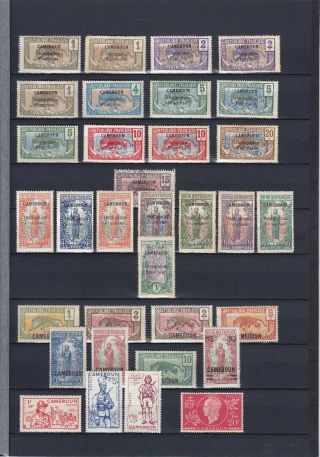 Cameroun 1916 - 1946,  Mostly Mlh,  167 Stamps