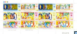 Sri Lanka Stamps 2011,  2600th Sri Sambuddhatva Jayanthi,  Buddha,  Buddhism,  Sheet