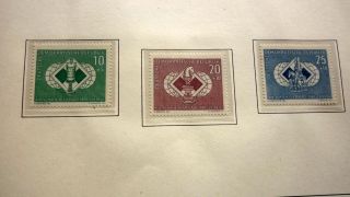 Ddr East Germany Stamps,  Mnh,  1960 Chess Olympics Set Of 3