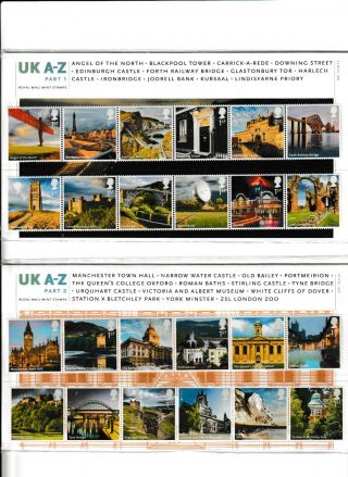 2 Presentation Packs From 2011/12 United Kingdom Series 1 & 2 P462/70