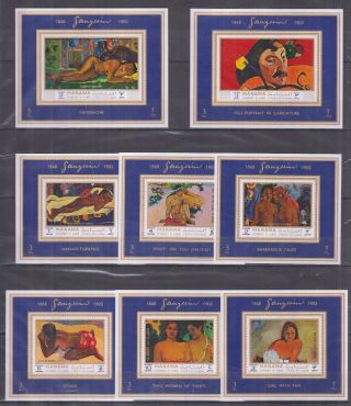 T302.  Manama - Mnh - Art - Painting - Gauguin - Deluxe - Imperf