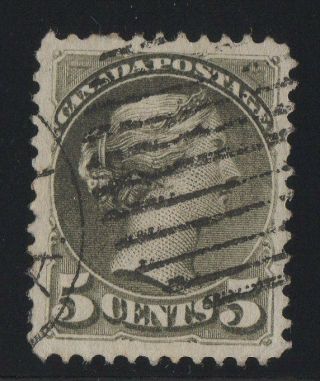 Moton114 38 Small Queen 5c Canada Well Centered Xf