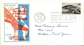 Canal Zone Fdc Misc 7 Covers