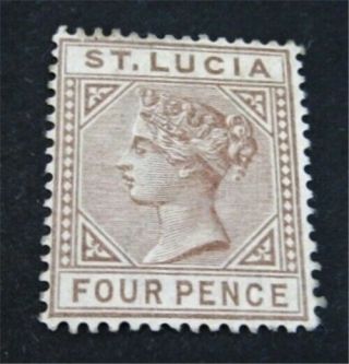 Nystamps British St.  Lucia Stamp 33a Og H $45