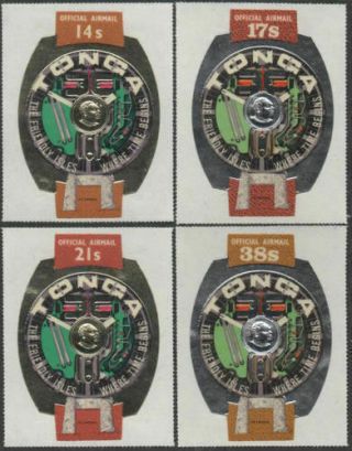 Tonga Official 1971 Sgo65 - O68 Where Time Begins Set Mnh