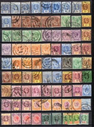 Malaya Singapore Straits Settlements Kgv 1921 - 1933 Selection Of Stamps