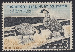 Tdstamps: Us Federal Duck Stamps Scott Rw31 $3 H Og Cv$100.  00