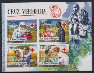 M294.  Sao Tome And Principe - Mnh - 2016 - Organizations - Red Cross