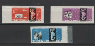 Hungary,  Magyar,  Stamps,  1961,  Mi.  1762 - 1764 B.