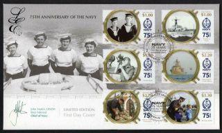 Zealand Mnh 2016 Navy Limited Edition,  Signed Fdc
