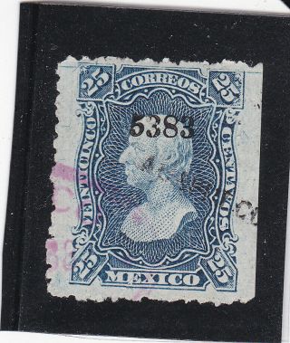 Mexico 120 1874 Issue 5383 Acapulco Thin Paper