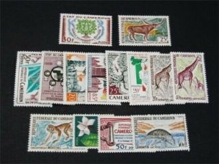 Nystamps French Cameroun Stamp 333//372 Og H/nh $40