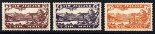 Zealand 1931 Air Mail Complete Set Cat £66 Lightly Mounted