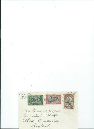 1939 Fdc With Set Of 3 Issued By Canada At The Royal Visit