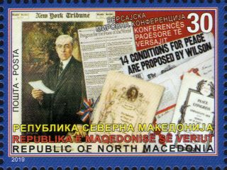 Rep.  Of North Macedonia/2019/100th Anniversary Of The Treaty Of Versailles