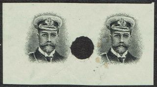 Southern Rhodesia 1924 Kgv Admiral Proof Pair Center Only