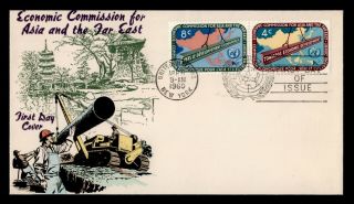 Dr Who 1960 United Nations Economic Commission Asia Fdc Overseas Mailer C119226