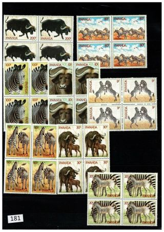 4x Rwanda 1984 - Mnh - Animals