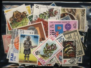 Fiji Bag 120 Stamps
