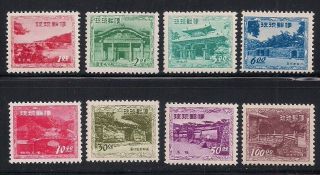 Ryukyu 1952 - 53 Sc 19 - 26 Mnh (3 - 7189)