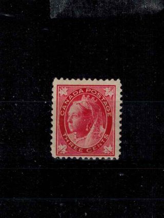 Canada Sc 69 (1898,  Qv,  Maple Leaf Issue) F - Vf Mh Cv = C$ 85