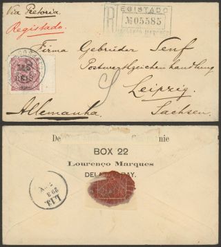 Lourenço Marques 1903 - Registered Cover To Leipzig Germany D156
