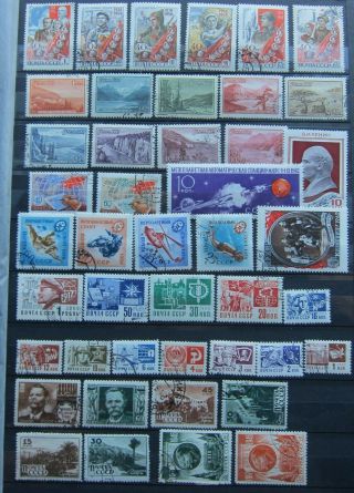 765 - 19 44 Cto Vintage All Different Russian Stamps With Sets