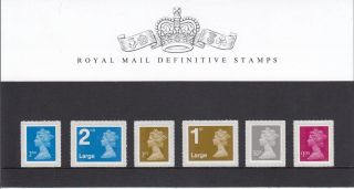 Gb 2009 Definitive Machin Presentation Pack No.  82 2nd To £1 Stamp Set 82