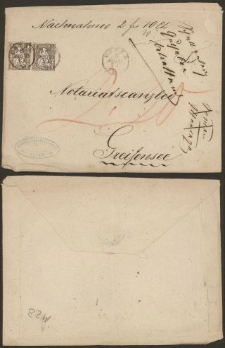 Switzerland 1866 - Cover Uster 30251