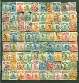 China Old Junk Group Of 78 Stamp Lot 2260
