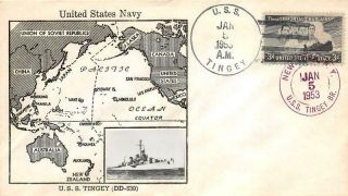 Crosby Naval 01/05/53,  U.  S.  S.  Tingey (dd - 539),  York,  Ny [q550364]