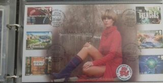 Television Fdc Signed Joanna Lumley