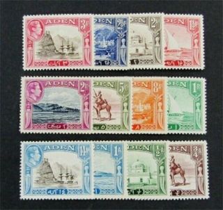 Nystamps British Aden Stamp 16 - 26 Og Nh $54
