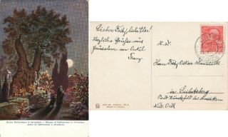 Palestine - Caifa 1910,  Austrian Levant Post Card To Germany.  B152