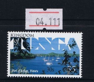 Tonga Overprint Stamps - Scarce 30s On 55s View Of Yachts At Anchor Mnh 04.  111