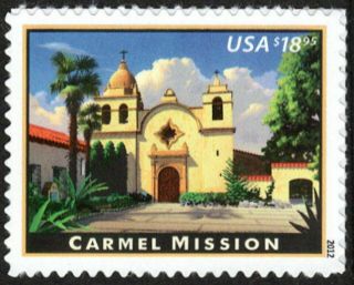 Usa Sc.  4650 $18.  95 Carmel Mission 2012 Mnh