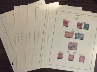 United States Stamp Selection As Received,  7 Pages