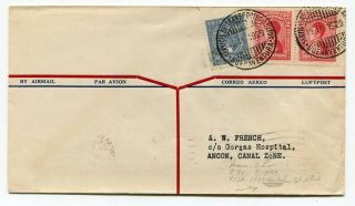 Colombia 1929 Scadta Airmail - Ffc? Cover Sent To Canal Zone -