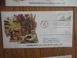 Hawaii Explorer Captain Cook 1978 Pma Postmasters Of America Cachet Fdc