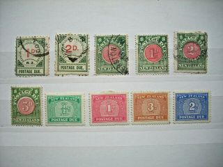 Zealand 1899 - 1949 Postage Dues Used/lmm
