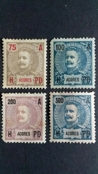 Portugal Scarce Very Old Acores Stamps As Per Photo.  Very