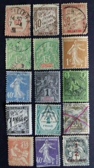 France Old & Stamps As Per Photo.  Good Value.  Very