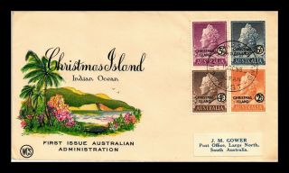 Dr Jim Stamps Queen Elizabeth Christmas Island Combo Australia Fdc Cover