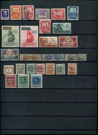 ITALIAN EAST AFRICA SOMALIA M&U Lot 80 Stamps 2