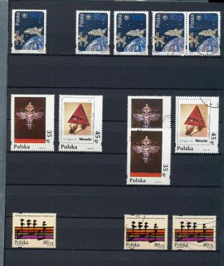 Poland 1995/6 Art Ships Birds Mnh (appx 180,  Stamps) (mr411